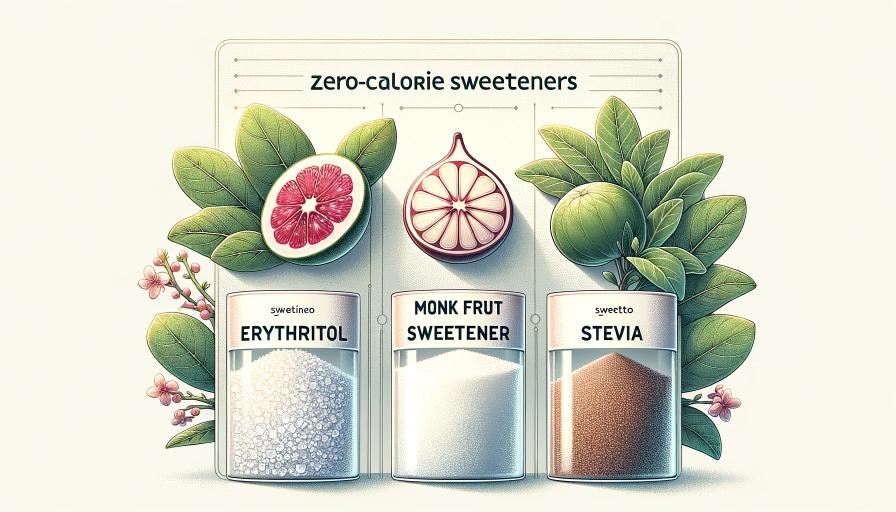 【ゼロカロリー】精製糖に代わる人工天然甘味料3選