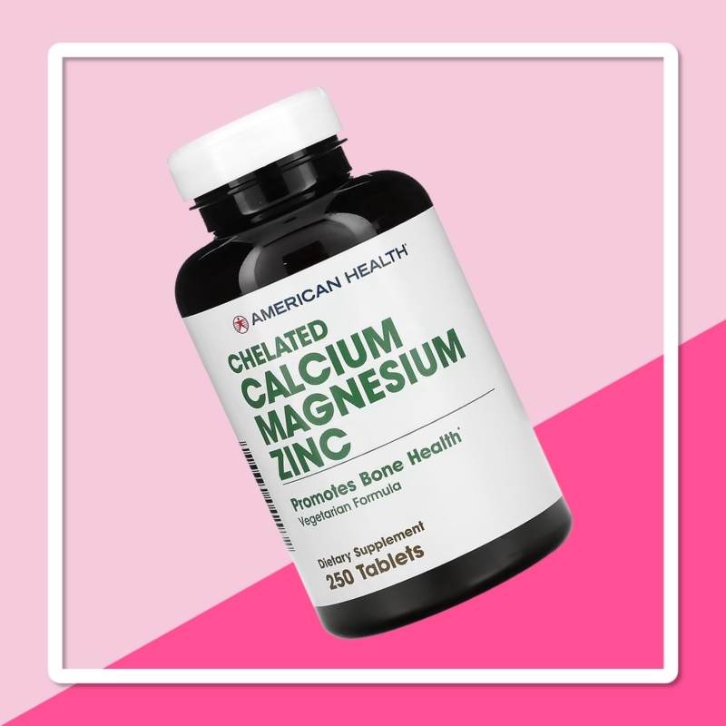 American Health, キレート カルシウム マグネシウム 亜鉛、250 錠